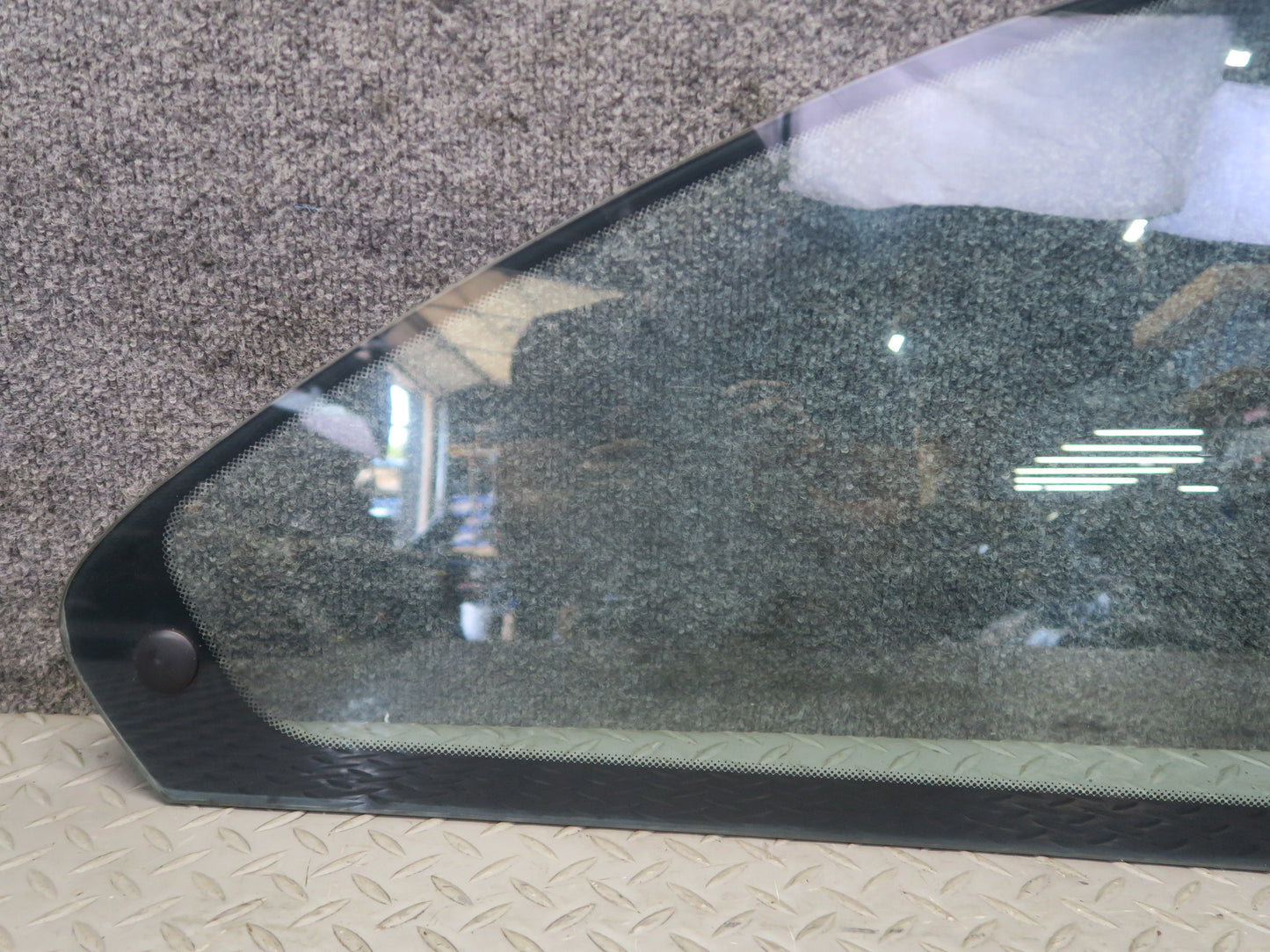 2001-2006 BMW E46 M3 Coupe Rear Right Quarter Glass Window w Weatherstrip Seal