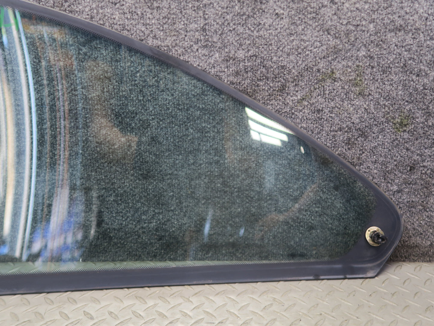 2001-2006 BMW E46 M3 Coupe Rear Right Quarter Glass Window w Weatherstrip Seal