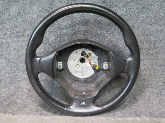 00-02 BMW E36/7 Z3 M-sport Leather 3 Spoke Steering Black  57K Miles OEM