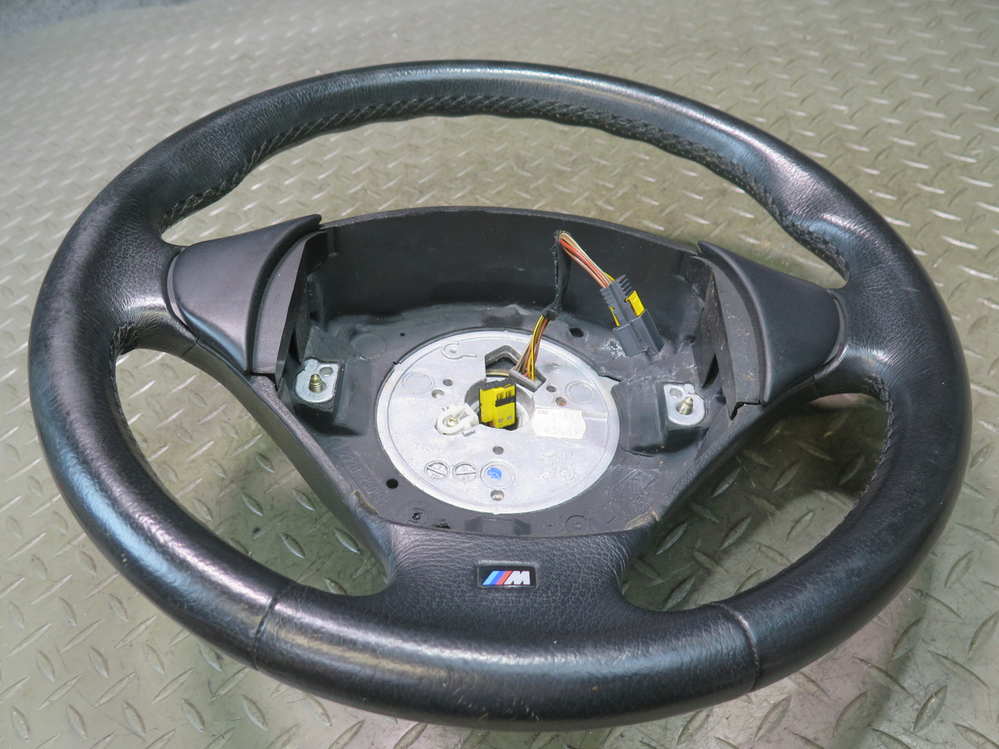 00-02 BMW E36/7 Z3 M-sport Leather 3 Spoke Steering Black  57K Miles OEM