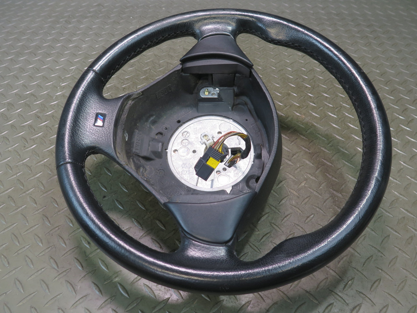 00-02 BMW E36/7 Z3 M-sport Leather 3 Spoke Steering Black  57K Miles OEM