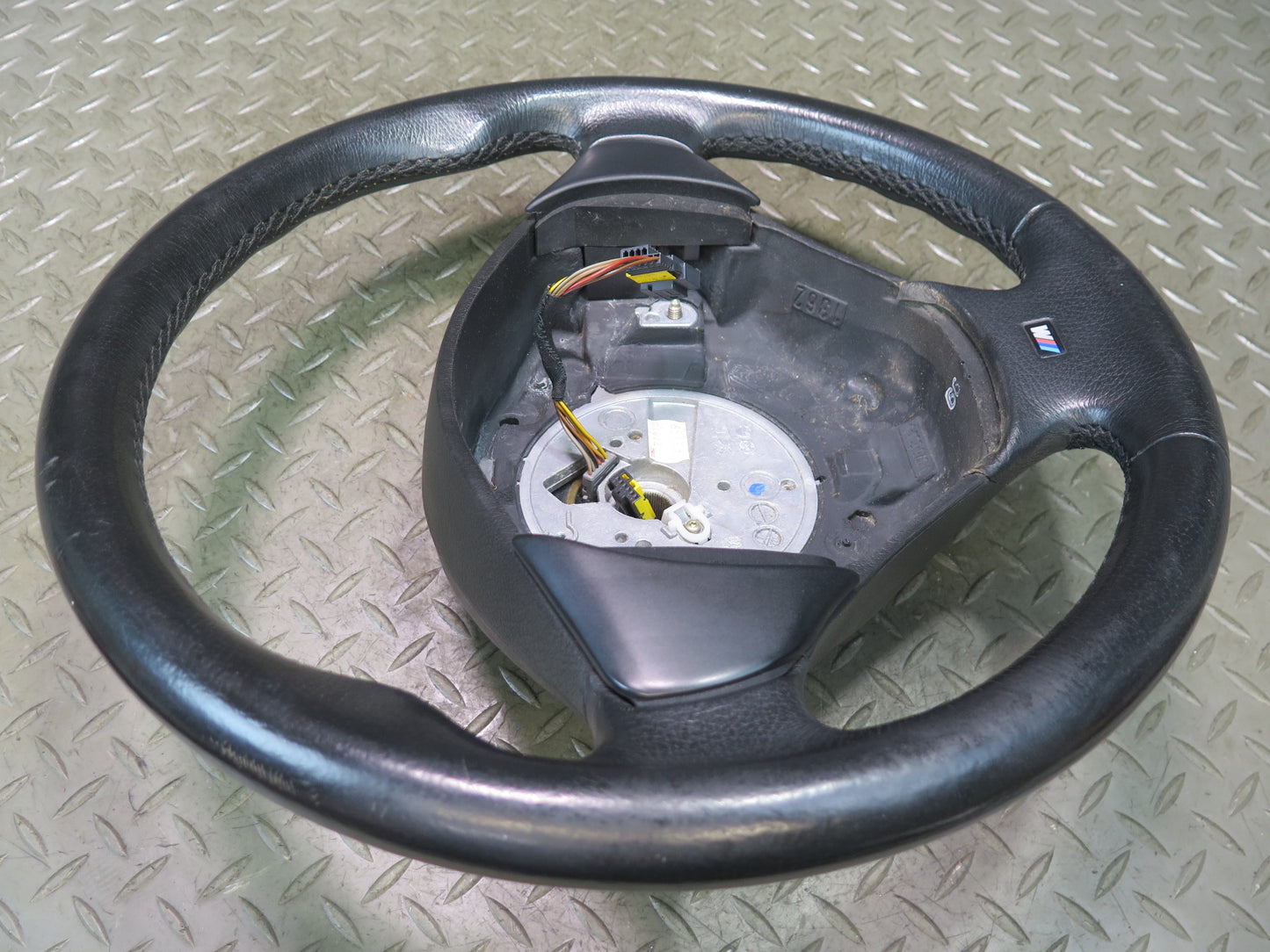 00-02 BMW E36/7 Z3 M-sport Leather 3 Spoke Steering Black  57K Miles OEM