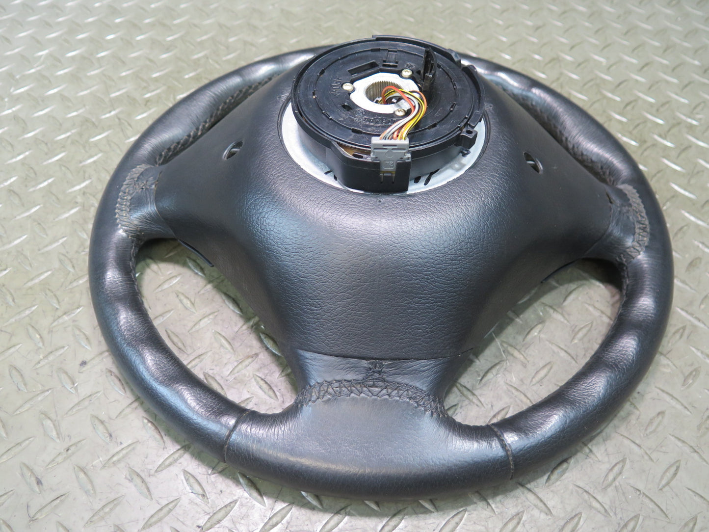 00-02 BMW E36/7 Z3 M-sport Leather 3 Spoke Steering Black  57K Miles OEM