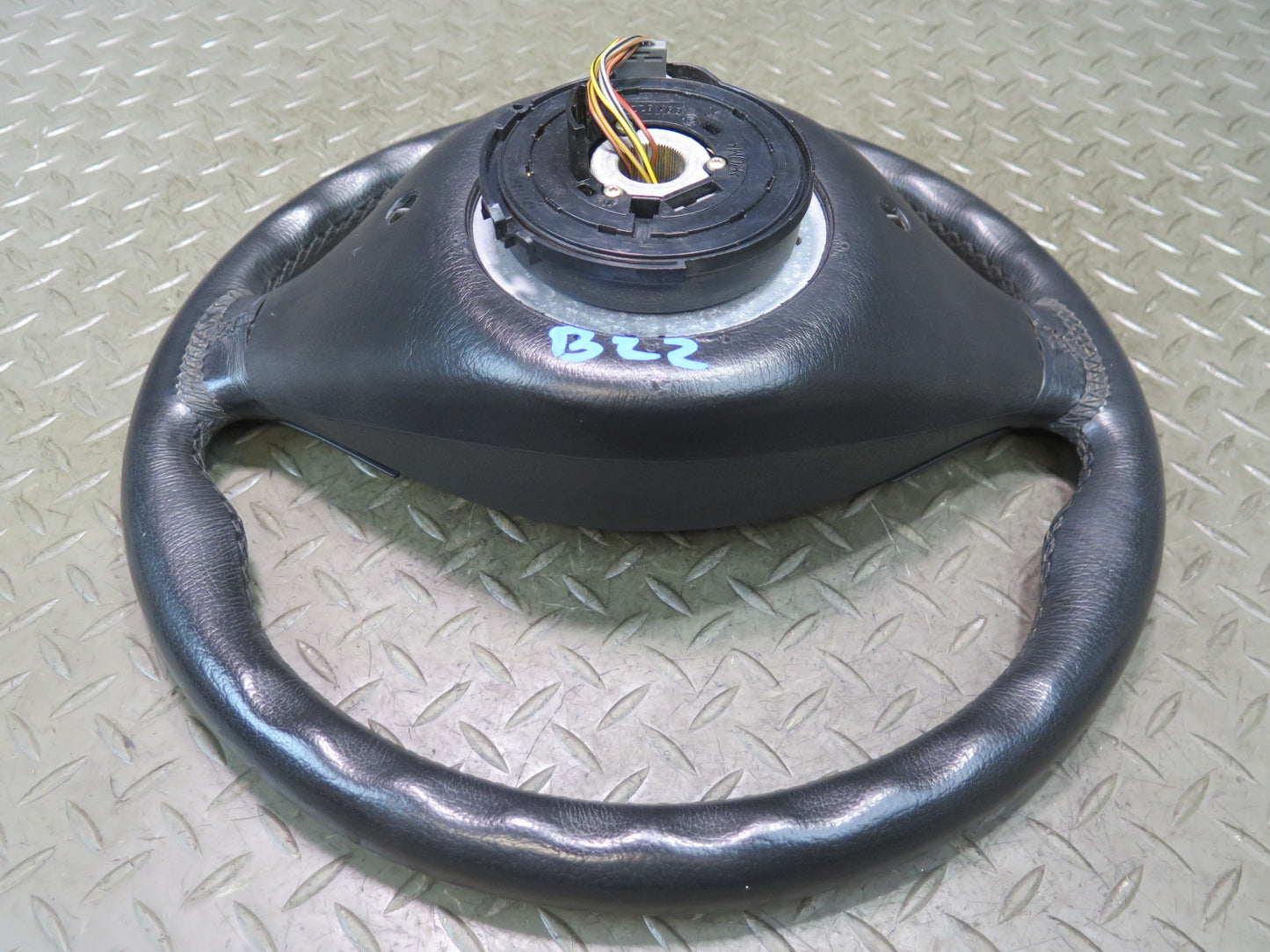 00-02 BMW E36/7 Z3 M-sport Leather 3 Spoke Steering Black  57K Miles OEM