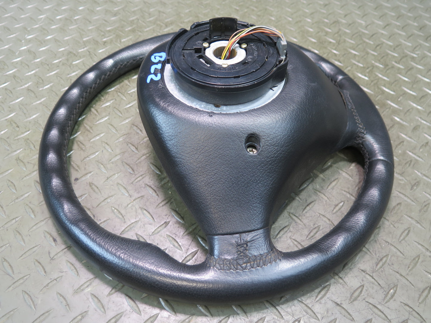 00-02 BMW E36/7 Z3 M-sport Leather 3 Spoke Steering Black  57K Miles OEM