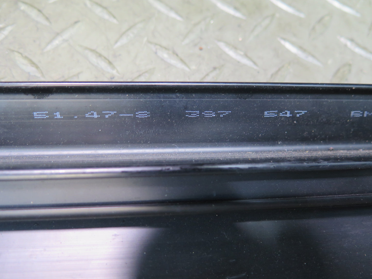 96-02 BMW E36/7 Z3 Roadster Left & Right Door Sill Trim Carpet Holder Set OEM