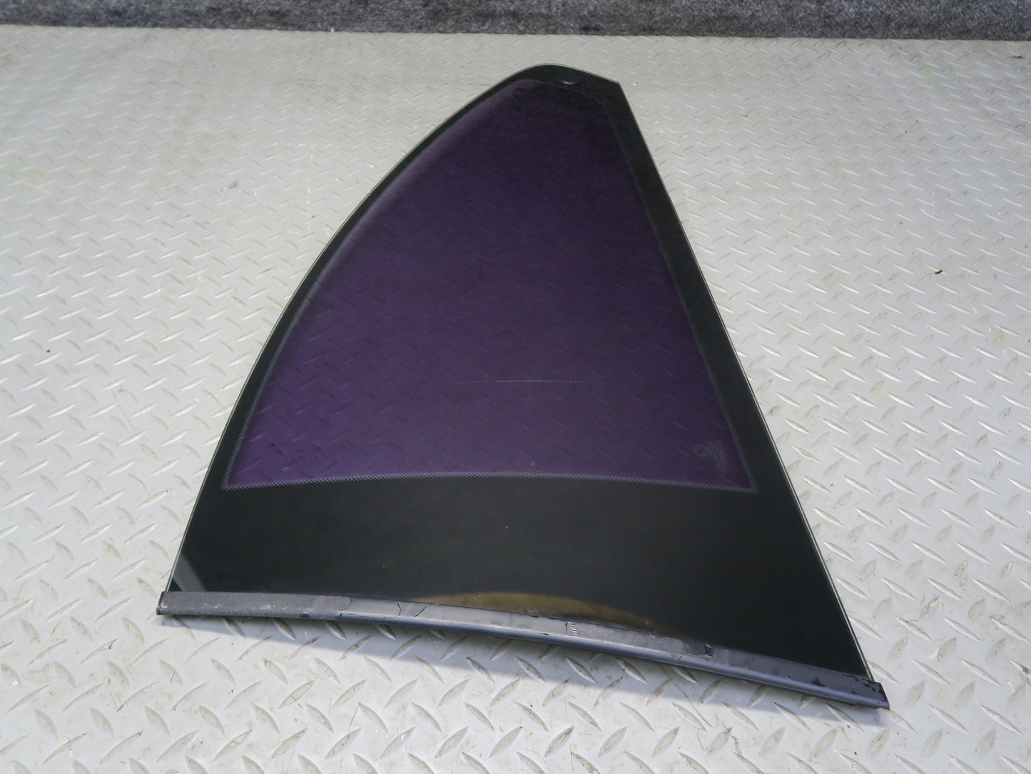 2001-2006 BMW E46 M3 Coupe Rear Left Quarter Glass Window w Weatherstrip Seal