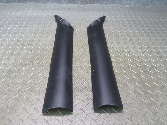96-02 BMW E36/7 Z3 Roadster Set of 2 Front A Pillar Trim Cover Panel Black OEM