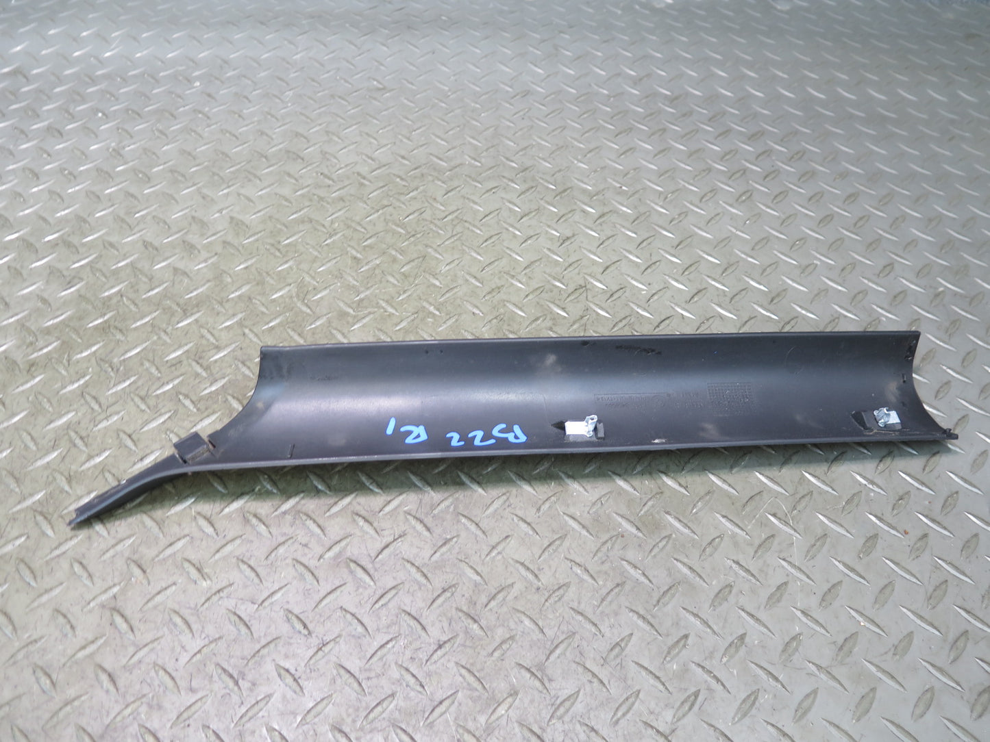 96-02 BMW E36/7 Z3 Roadster Set of 2 Front A Pillar Trim Cover Panel Black OEM