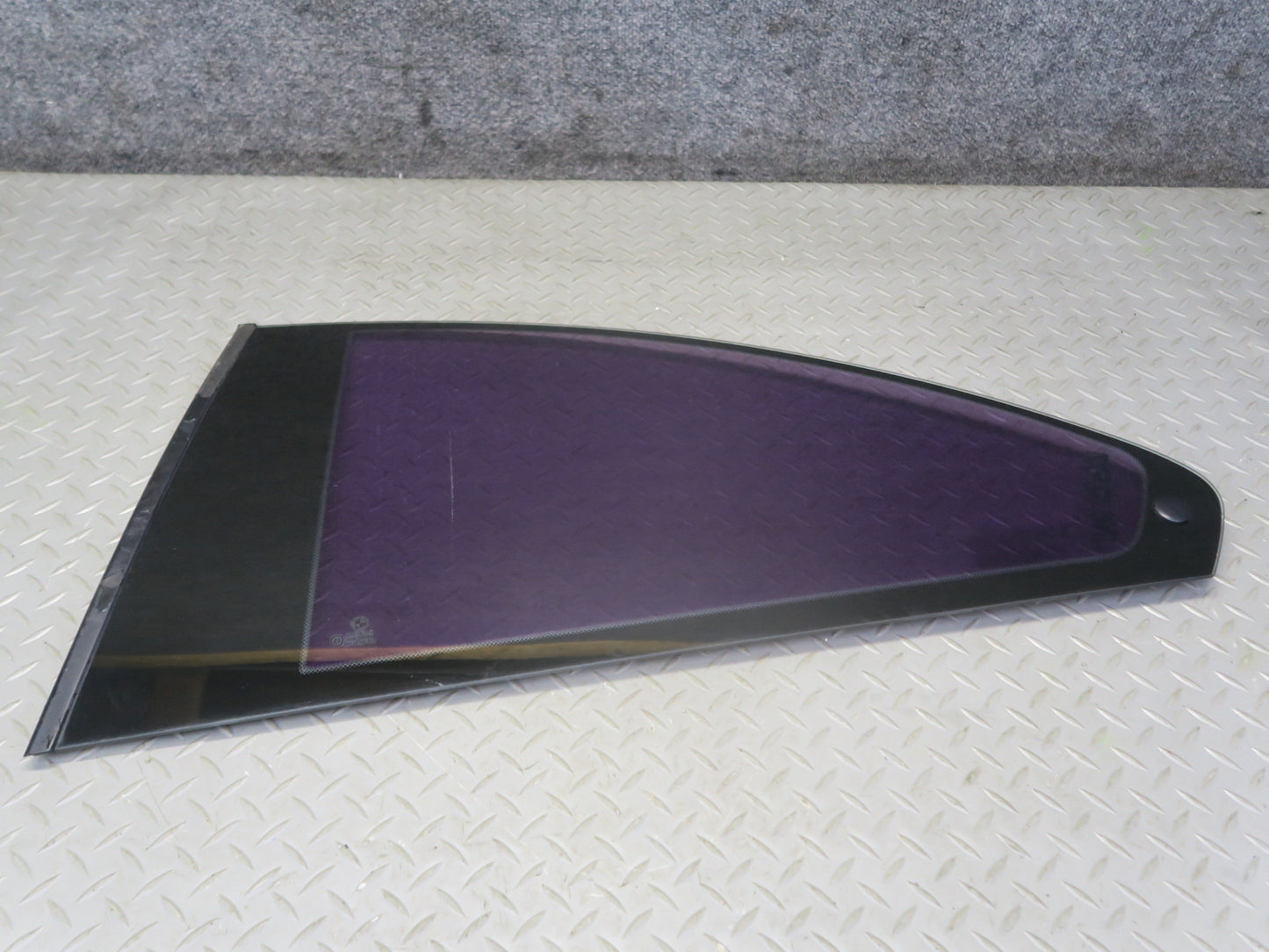 2001-2006 BMW E46 M3 Coupe Rear Left Quarter Glass Window w Weatherstrip Seal