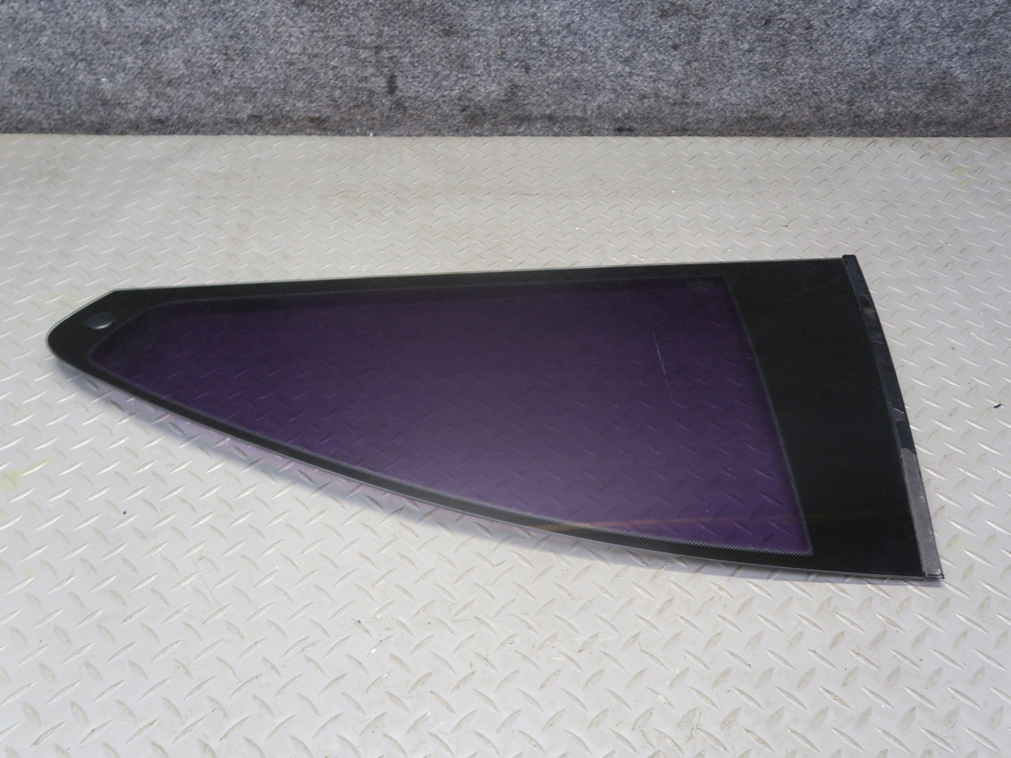 2001-2006 BMW E46 M3 Coupe Rear Left Quarter Glass Window w Weatherstrip Seal
