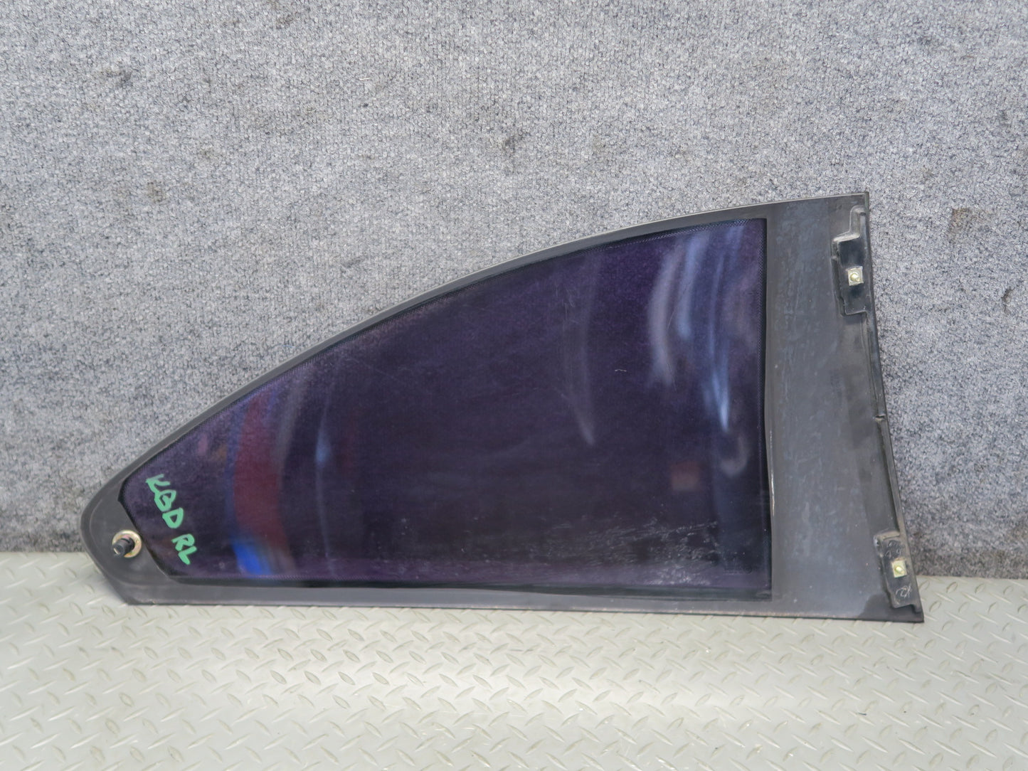 2001-2006 BMW E46 M3 Coupe Rear Left Quarter Glass Window w Weatherstrip Seal