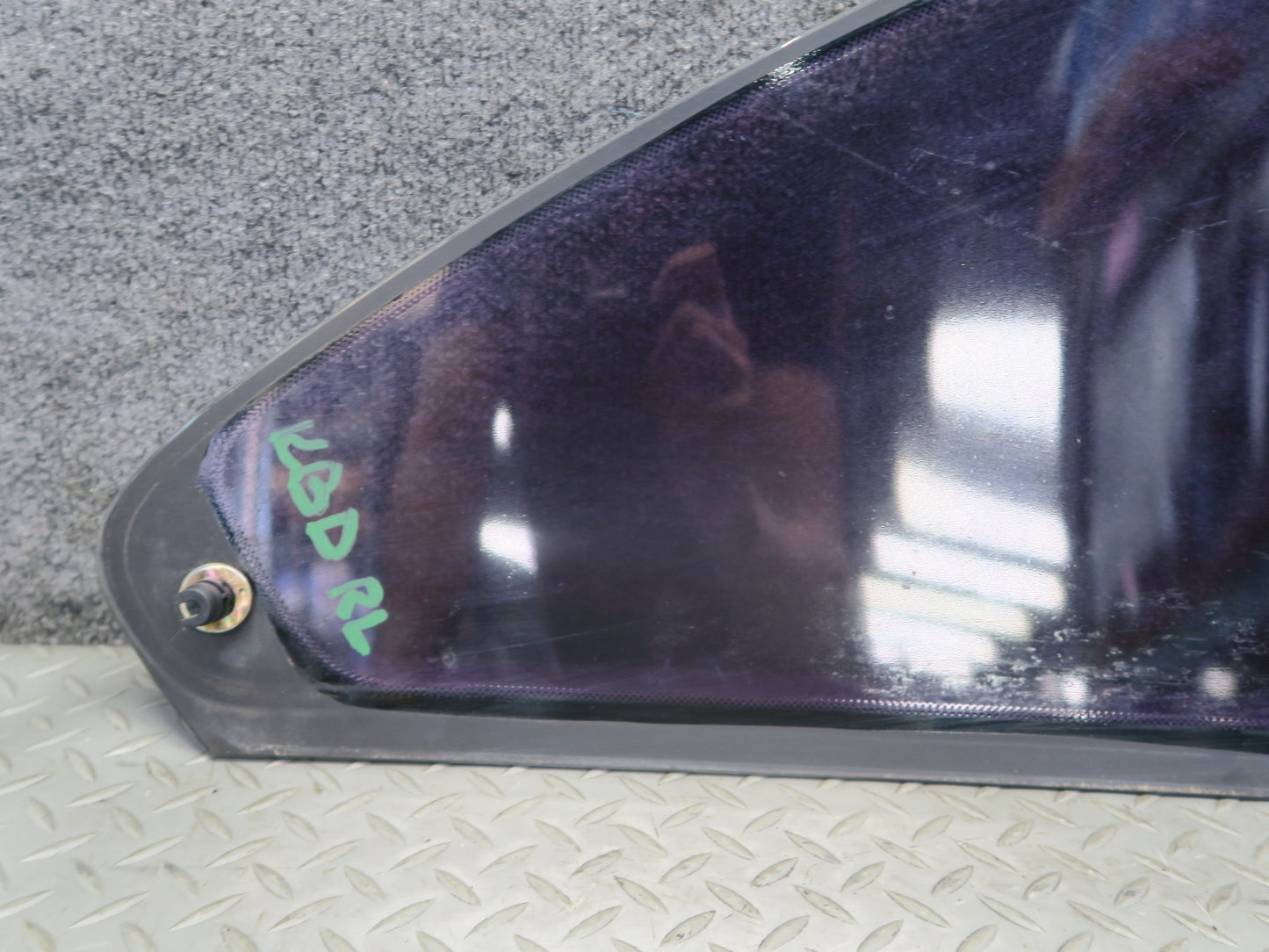 2001-2006 BMW E46 M3 Coupe Rear Left Quarter Glass Window w Weatherstrip Seal