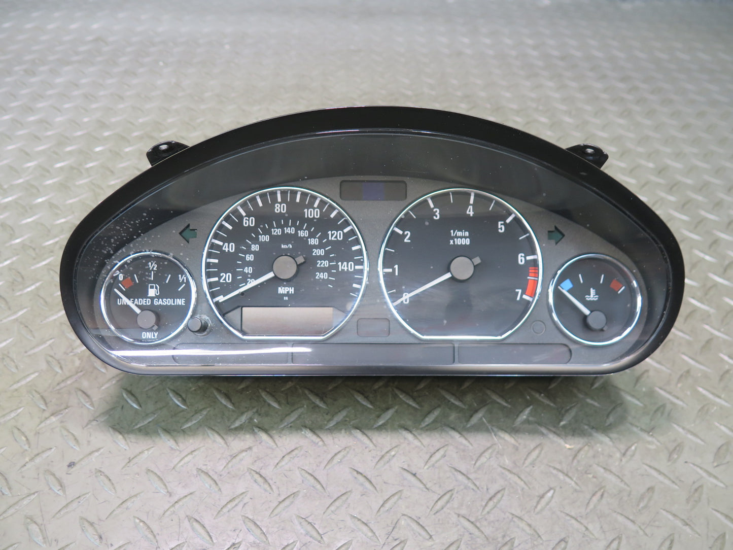 01-02 BMW E36/7 Z3 3.0L M54 M/T Instrument Cluster Gauge Speedometer 6901516 OEM