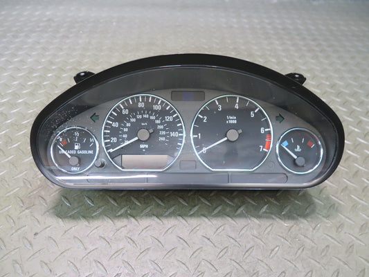 01-02 BMW E36/7 Z3 3.0L M54 M/T Instrument Cluster Gauge Speedometer 6901516 OEM