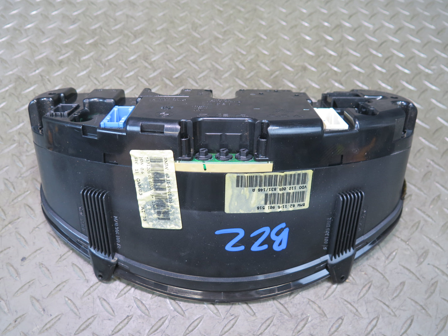 01-02 BMW E36/7 Z3 3.0L M54 M/T Instrument Cluster Gauge Speedometer 6901516 OEM