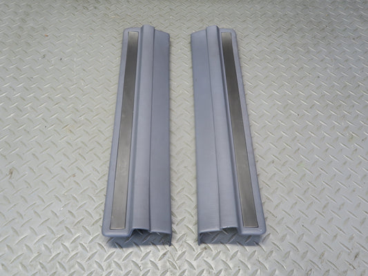 95-00 Toyota Celsior Lexus LS400 Rear Door Scuff Sill Plate Trim Set Black OEM
