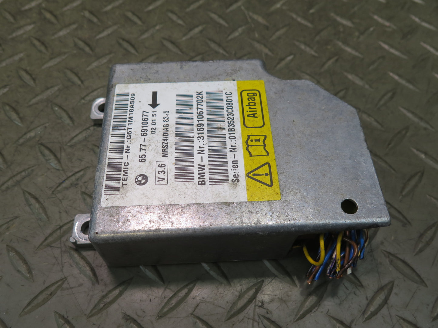 2002 BMW E36 Z3 SRS AIRBAG CONTROL MODULE UNIT 65776910677 OEM
