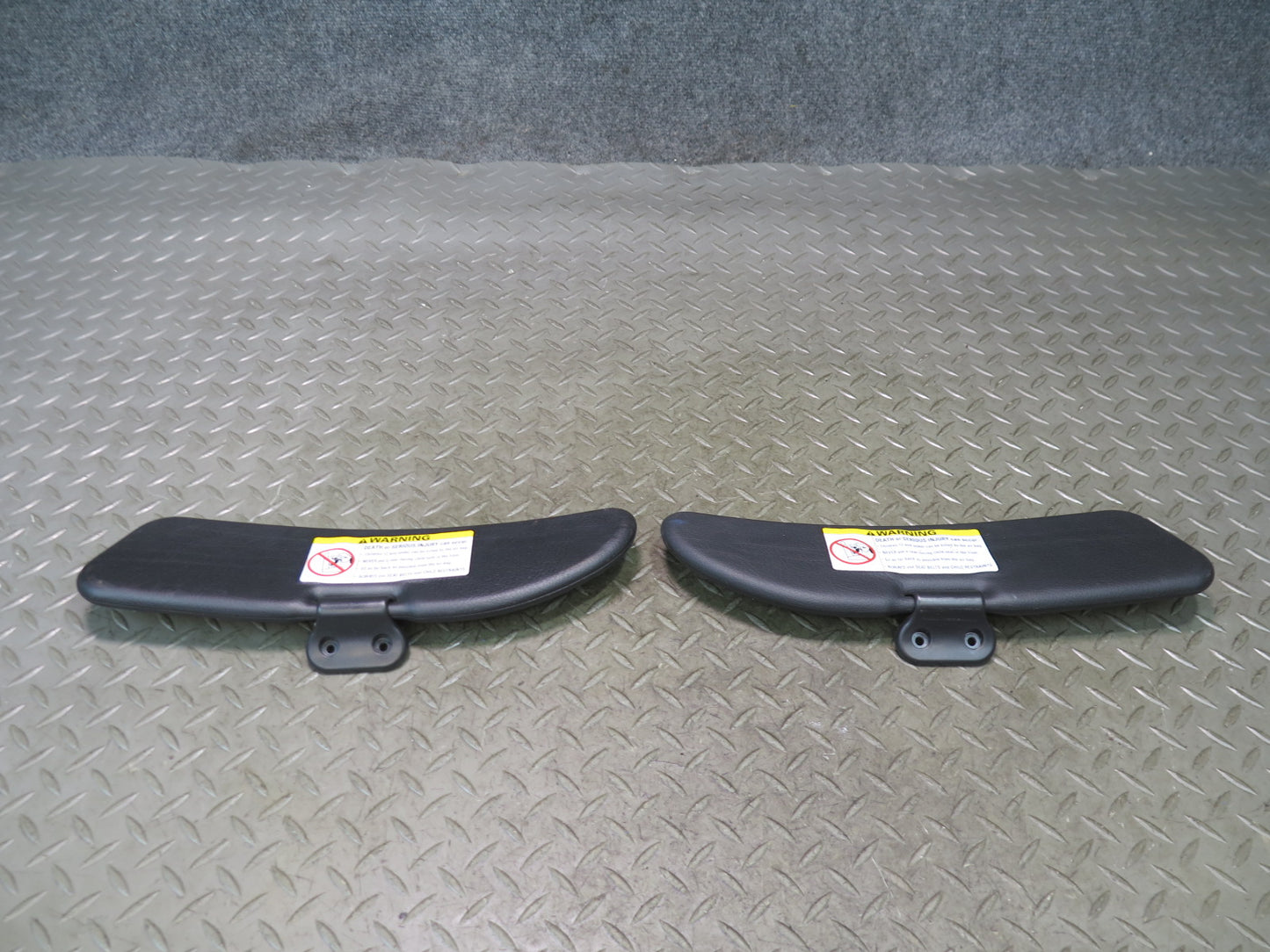 96-02 BMW E36/7 Z3 Roadster Set of 2 Front Left & Right Sun Visor Black OEM