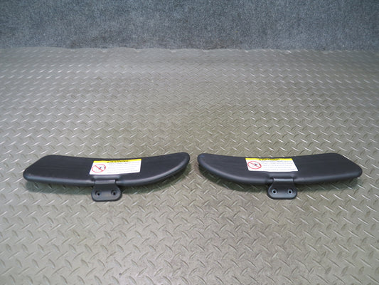 96-02 BMW E36/7 Z3 Roadster Set of 2 Front Left & Right Sun Visor Black OEM