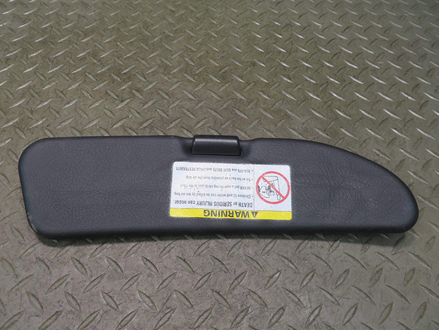 96-02 BMW E36/7 Z3 Roadster Set of 2 Front Left & Right Sun Visor Black OEM