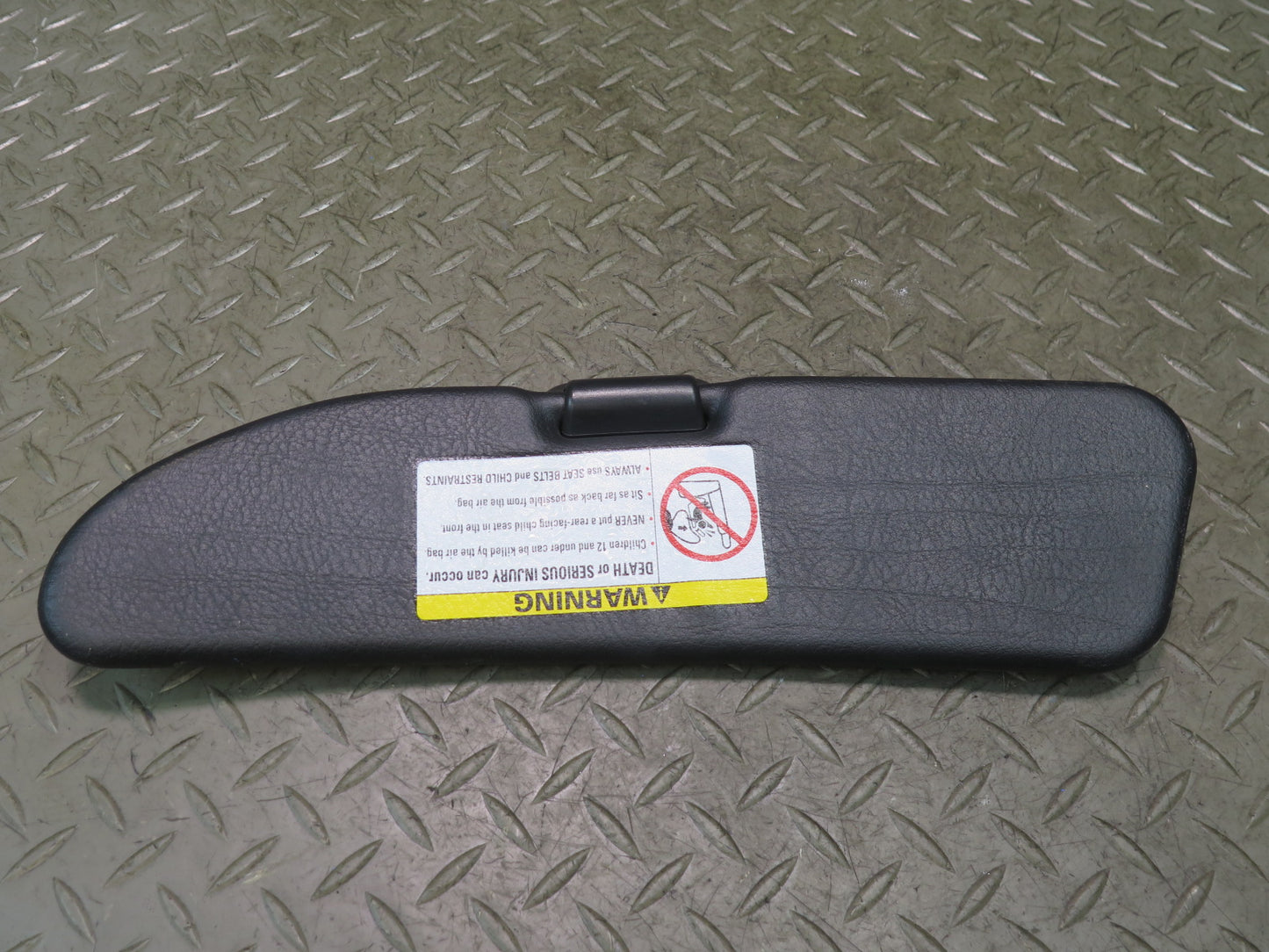 96-02 BMW E36/7 Z3 Roadster Set of 2 Front Left & Right Sun Visor Black OEM
