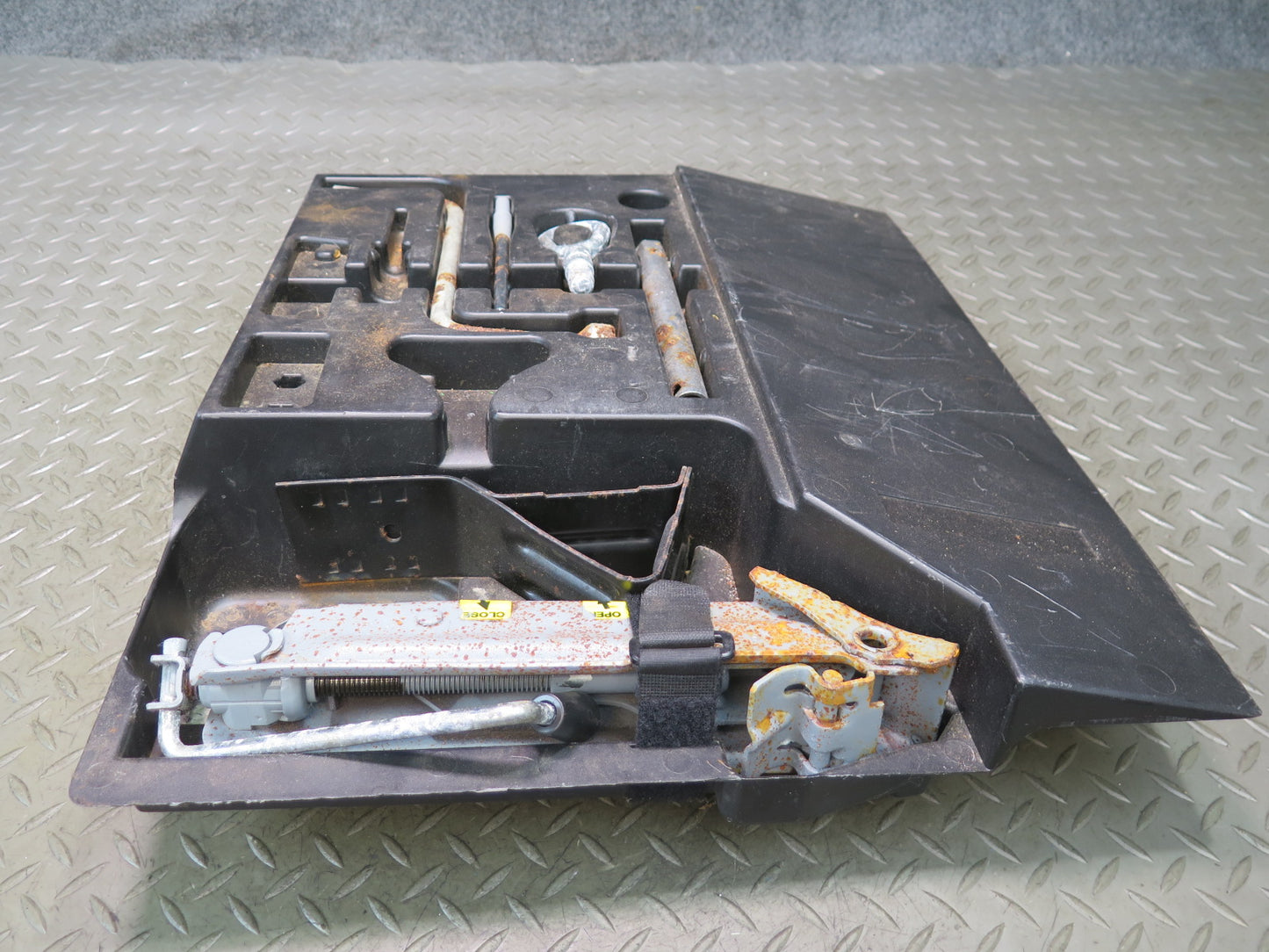 97-02 BMW E36/7 Z3 Roadster Spare Tire Lift Jack Tool KIT Tray Holder Set OEM