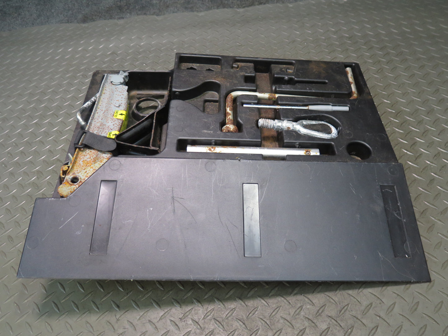 97-02 BMW E36/7 Z3 Roadster Spare Tire Lift Jack Tool KIT Tray Holder Set OEM