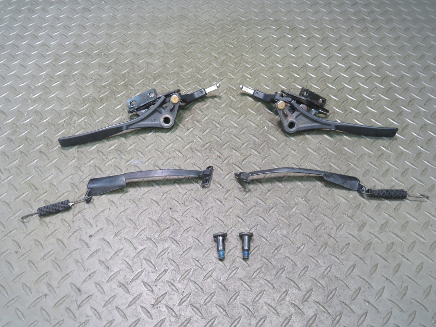 96-02 BMW E36/7 Z3 Roadster Left & Right TOP Roof Lock Latch w Spring Set OEM