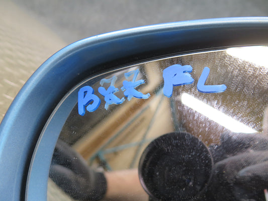96-02 BMW E36/7 Z3 Front Left Exterior Side View Power Heated Mirror Blue OEM
