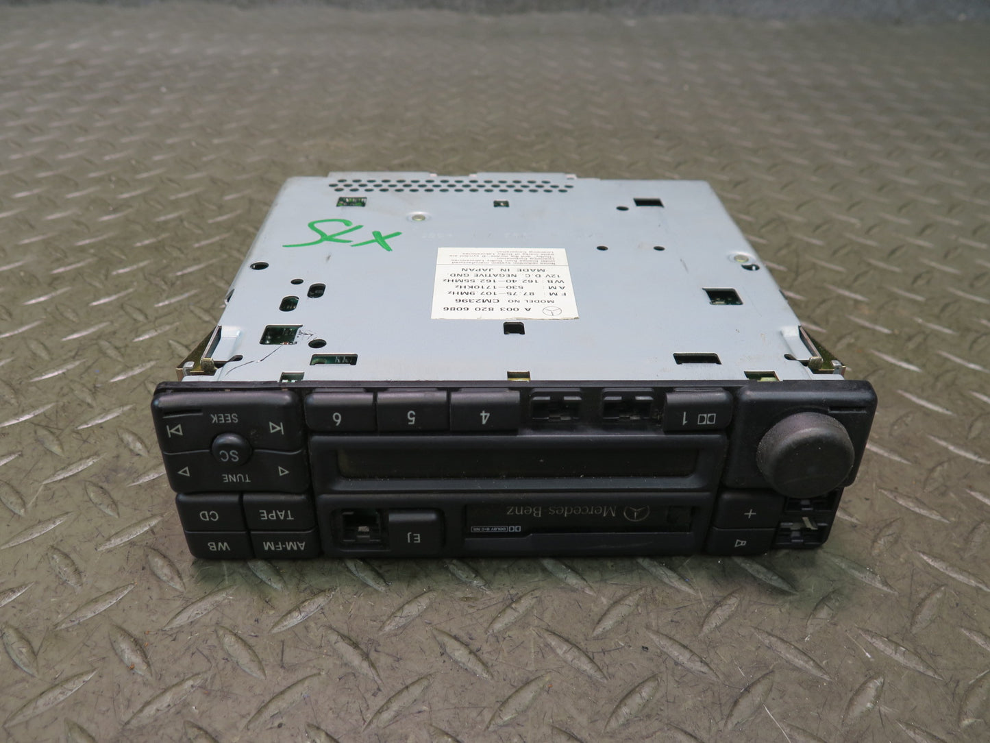 94-98 Mercedes R129 Sl-class Car Stereo Radio Cassette Pllayer 0038206086