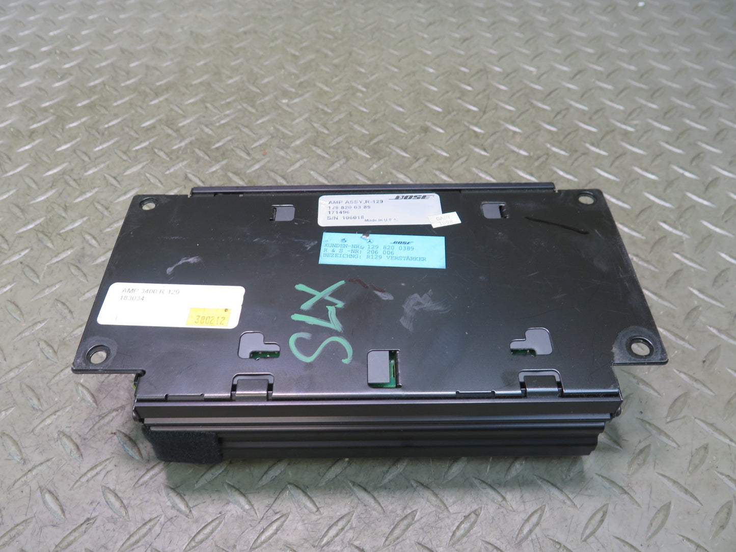 94-02 Mercedes R129 Sl-class Bose Audio System Amplifier AMP 1298200389 OEM