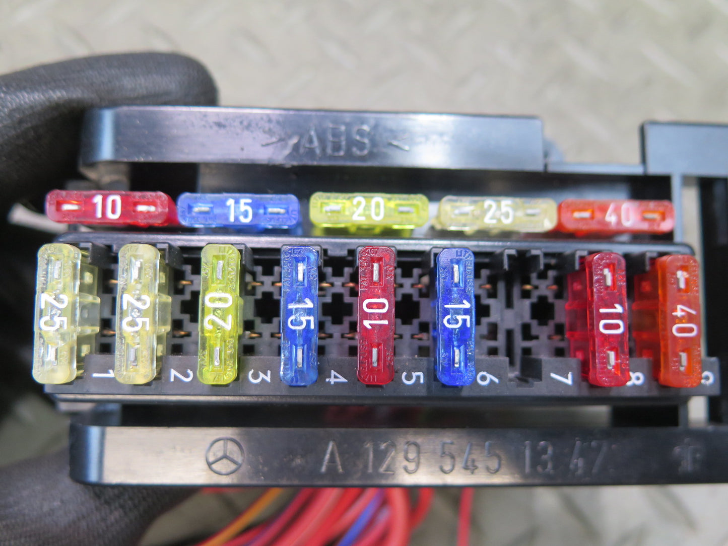 94-02 Mercedes R129 Sl-class Rear Trunk Fuse Relay Box Module 1295451347 OEM