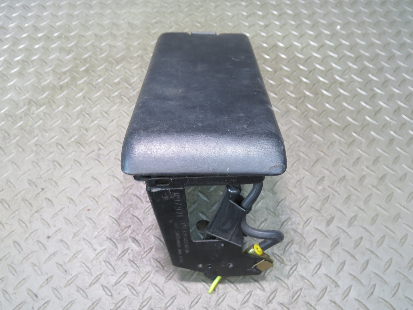 94-02 Mercedes R129 Sl-class Center Console Leather Armrest Black OEM