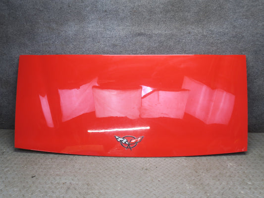98-04 Chevrolet Corvette C5 Convertible Rear Trunk Deck Lid RED OEM