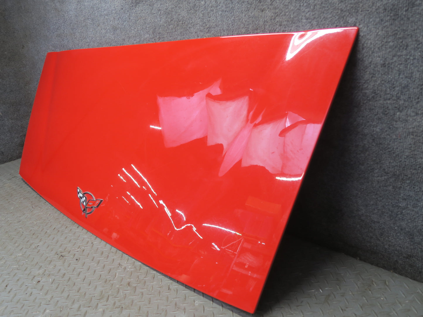 98-04 Chevrolet Corvette C5 Convertible Rear Trunk Deck Lid RED OEM