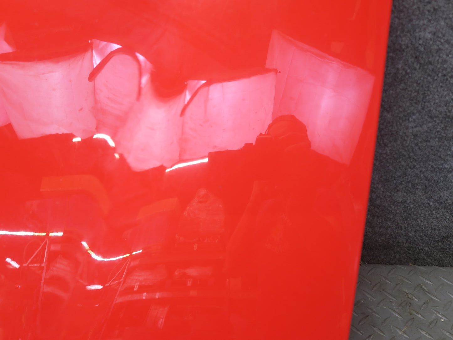 98-04 Chevrolet Corvette C5 Convertible Rear Trunk Deck Lid RED OEM