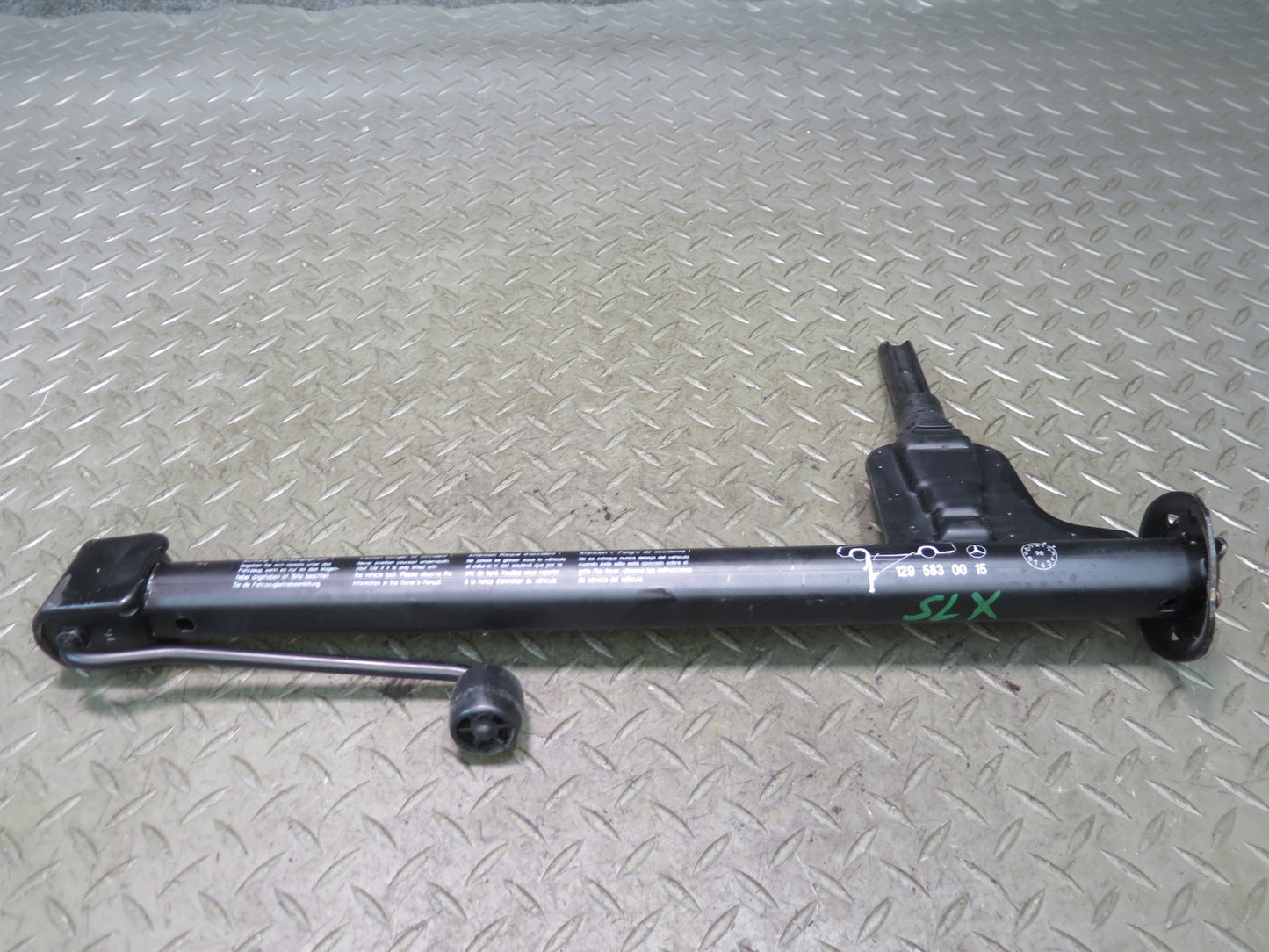 94-02 Mercedes R129 Sl-class Emergency Spare Tire Lift Jack Tool 1295830015 OEM