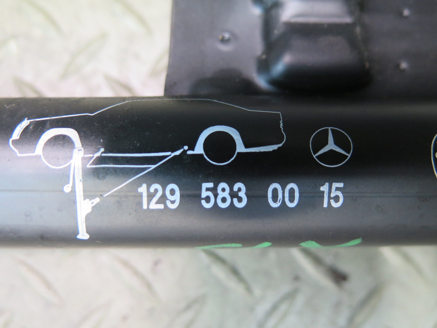 94-02 Mercedes R129 Sl-class Emergency Spare Tire Lift Jack Tool 1295830015 OEM