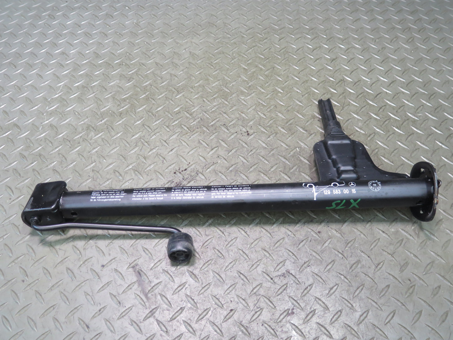 94-02 Mercedes R129 Sl-class Emergency Spare Tire Lift Jack Tool 1295830015 OEM