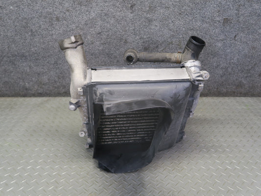 2008-2010 Porsche Cayenne 957 4.8L Turbo Right Intercooler Radiator w Shroud
