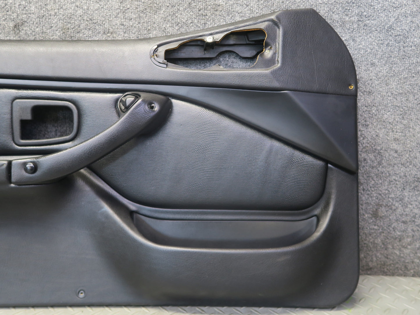 01-02 BMW E36/7 Z3 Roadster Set of 2 Door Interior Trim Cover Panel Black OEM