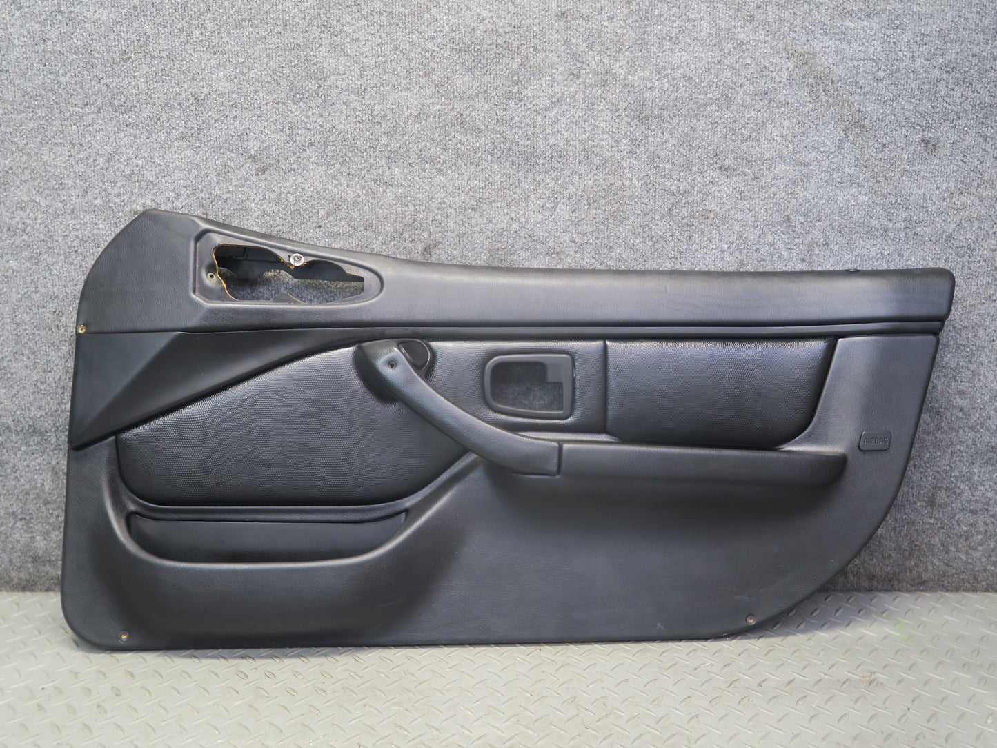 01-02 BMW E36/7 Z3 Roadster Set of 2 Door Interior Trim Cover Panel Black OEM