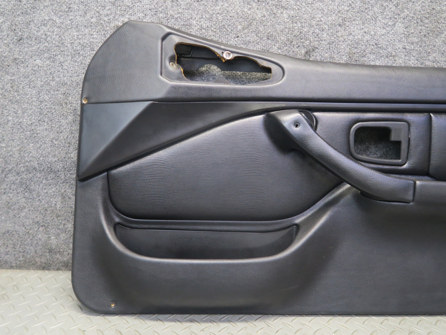01-02 BMW E36/7 Z3 Roadster Set of 2 Door Interior Trim Cover Panel Black OEM