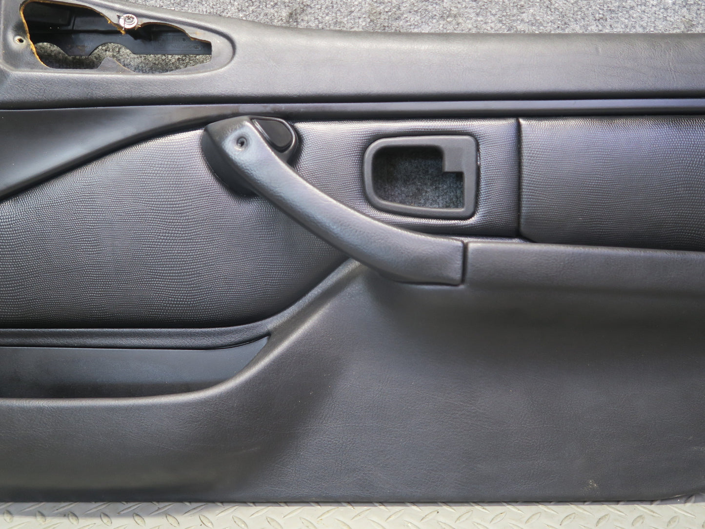 01-02 BMW E36/7 Z3 Roadster Set of 2 Door Interior Trim Cover Panel Black OEM