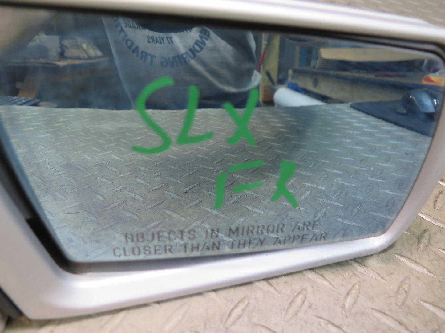 97-98 Mercedes R129 SL Right Exterior Side View Heated Power Fold Mirror OEM