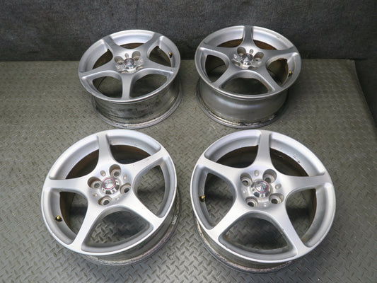00-02 Toyota MR2 Spyder Set of 4 15" R15 Wheel Rim 15x6JJ 15x6.5JJ ET45 OEM