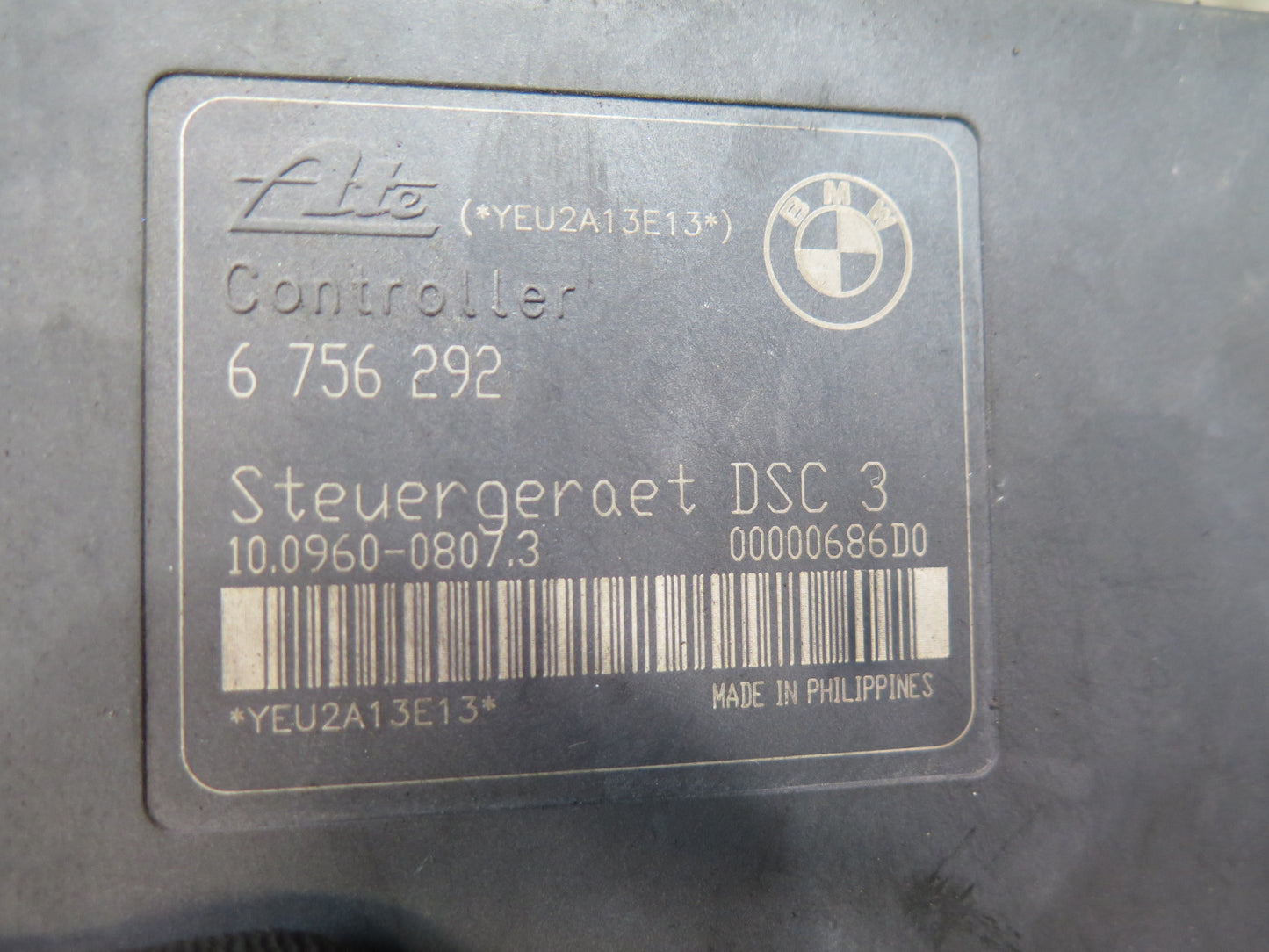 01-02 BMW E36/7 Z3 M54 ABS DSC Anti Lock Brake Pump Module 6756292 OEM