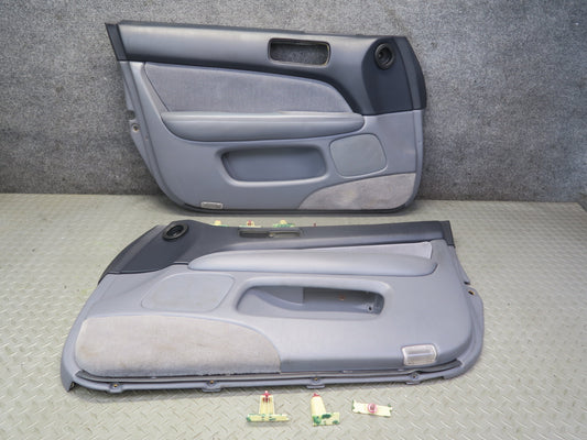 95-97 Toyota Celsior UCF20 RHD Front Door Interior Trim Cover Panel Set OEM