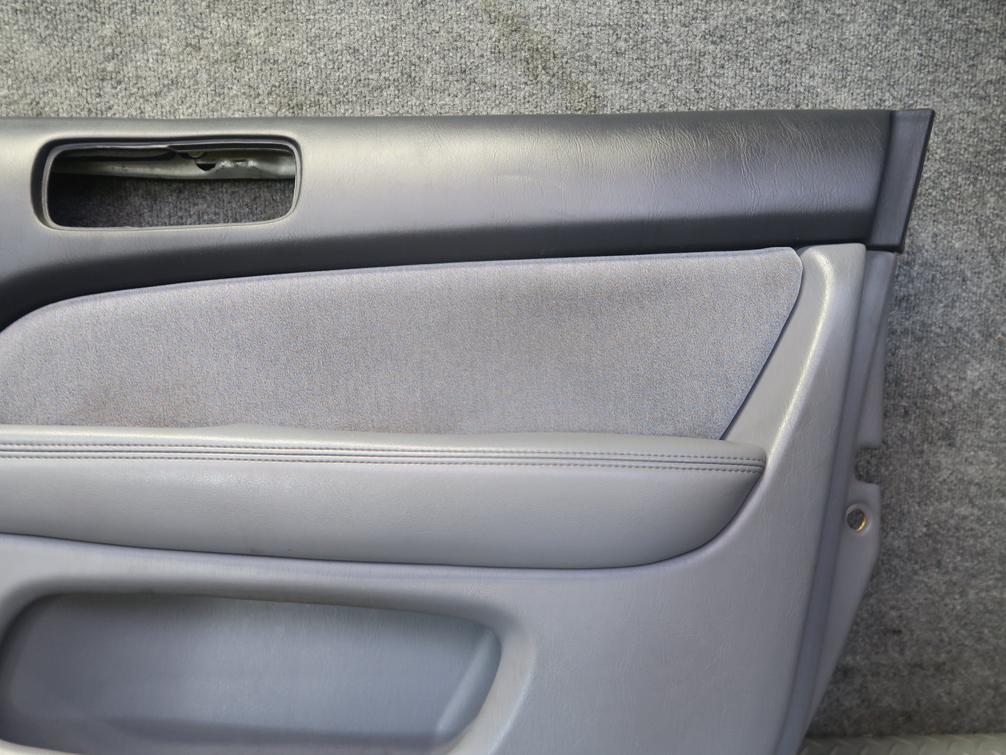 95-97 Toyota Celsior UCF20 RHD Front Door Interior Trim Cover Panel Set OEM